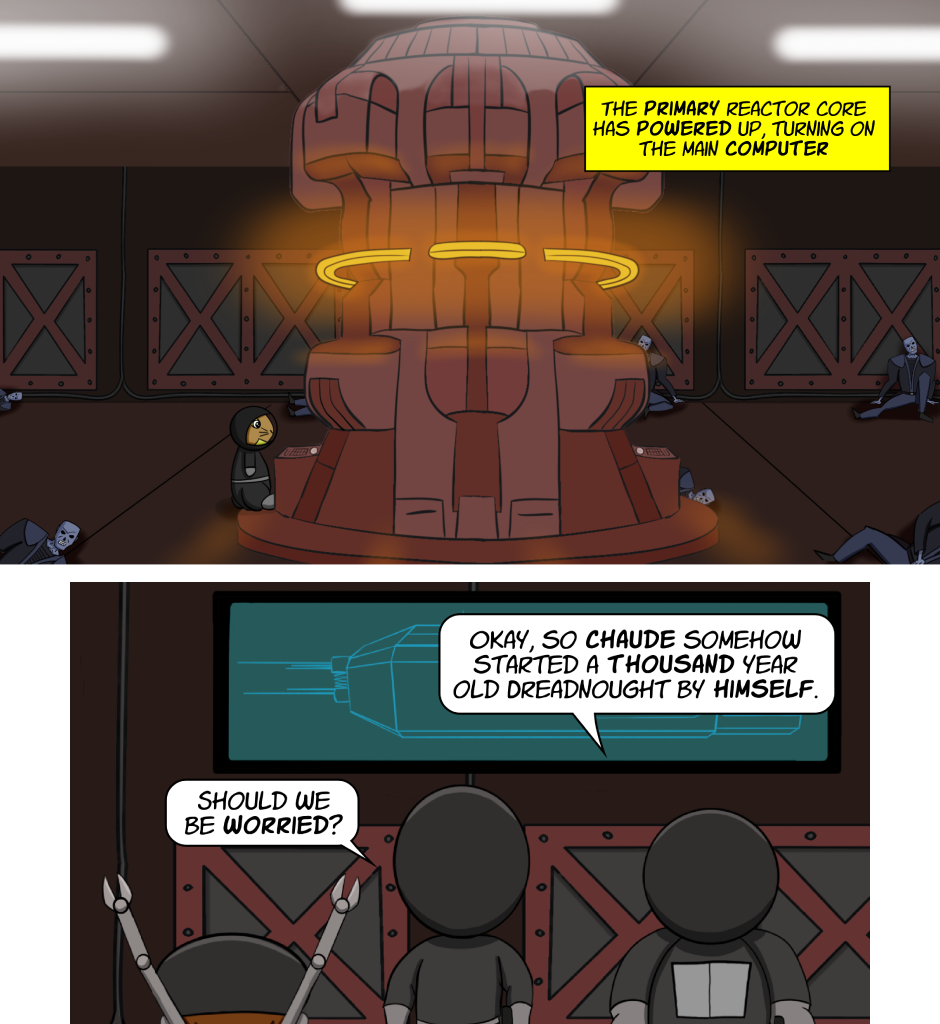 Fuzzy Knights - Episode 32, Page 1: Episode 31: In and Out of Character