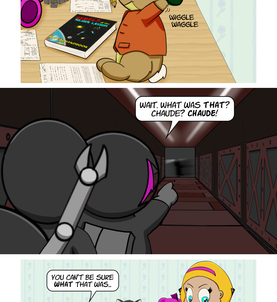 Fuzzy Knights - Episode 32, Page 1: Episode 31: In and Out of Character