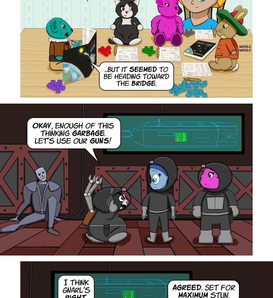 Fuzzy Knights - Episode 32, Page 1: Episode 31: In and Out of Character