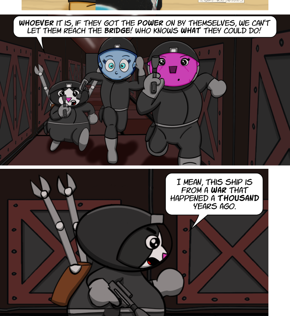 Fuzzy Knights - Episode 33, Page 1: Episode 32: Theories and Drama