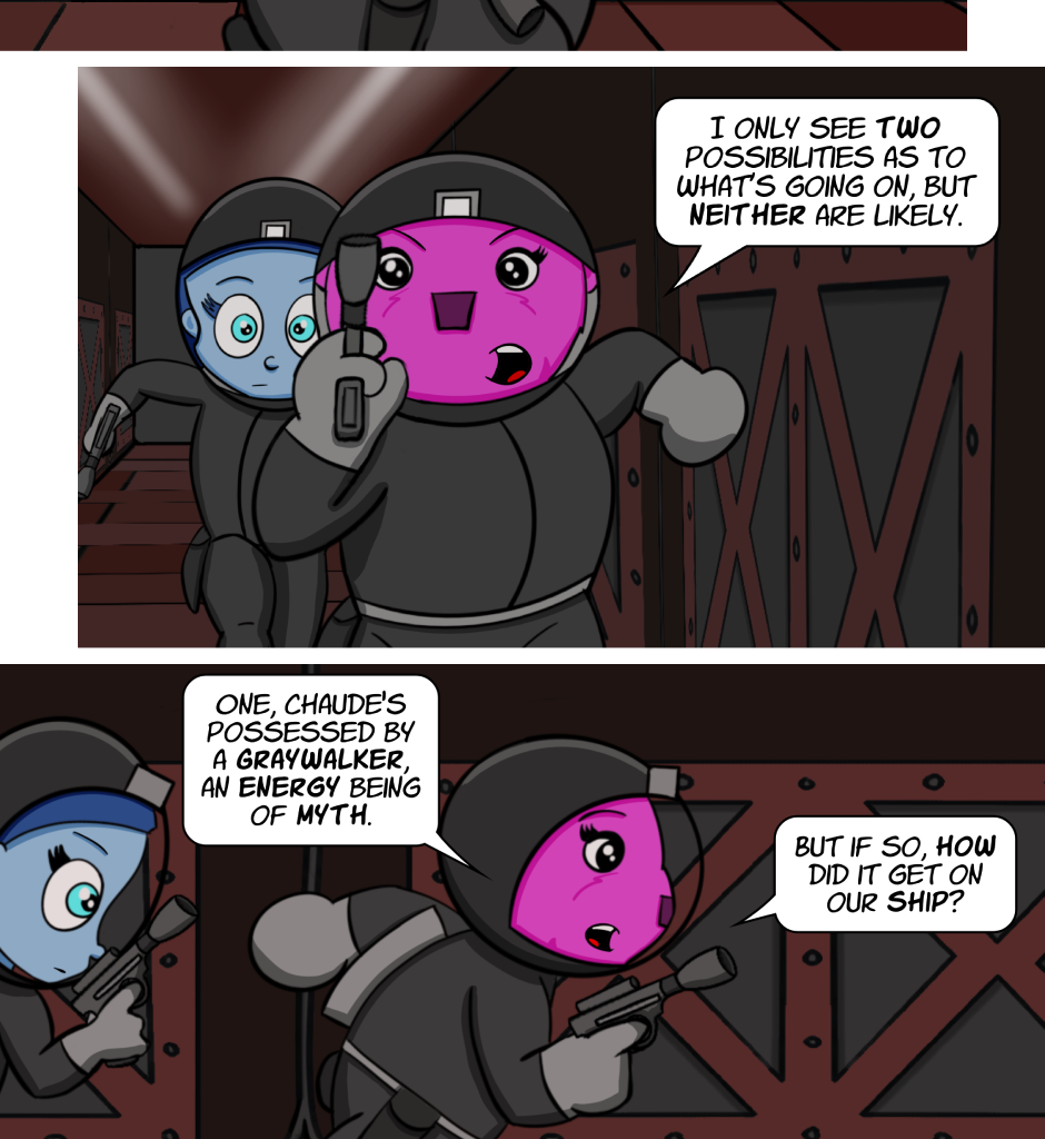 Fuzzy Knights - Episode 33, Page 1: Episode 32: Theories and Drama