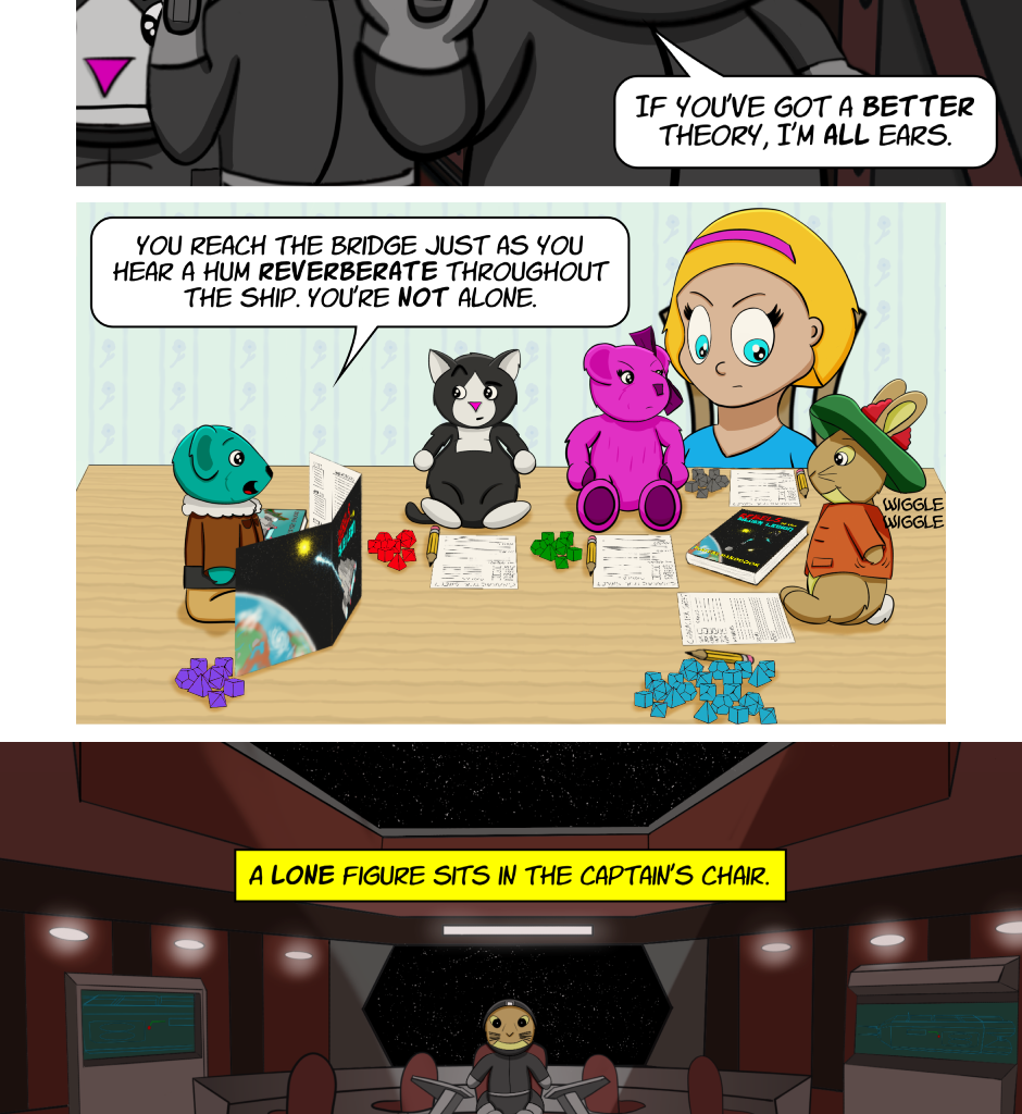 Fuzzy Knights - Episode 33, Page 1: Episode 32: Theories and Drama