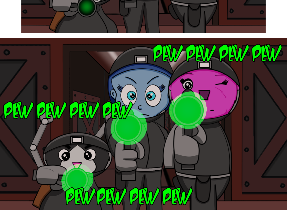 Fuzzy Knights - Episode 33, Page 1: Episode 32: Theories and Drama