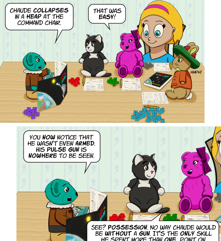 Fuzzy Knights - Episode 34, Page 1: Episode 33: Clean Up One Mess... Make Another