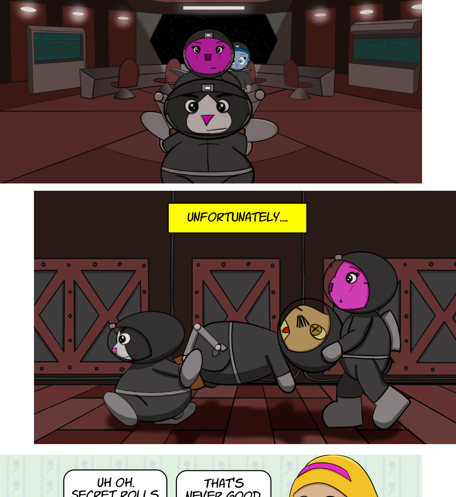 Fuzzy Knights - Episode 34, Page 1: Episode 33: Clean Up One Mess... Make Another