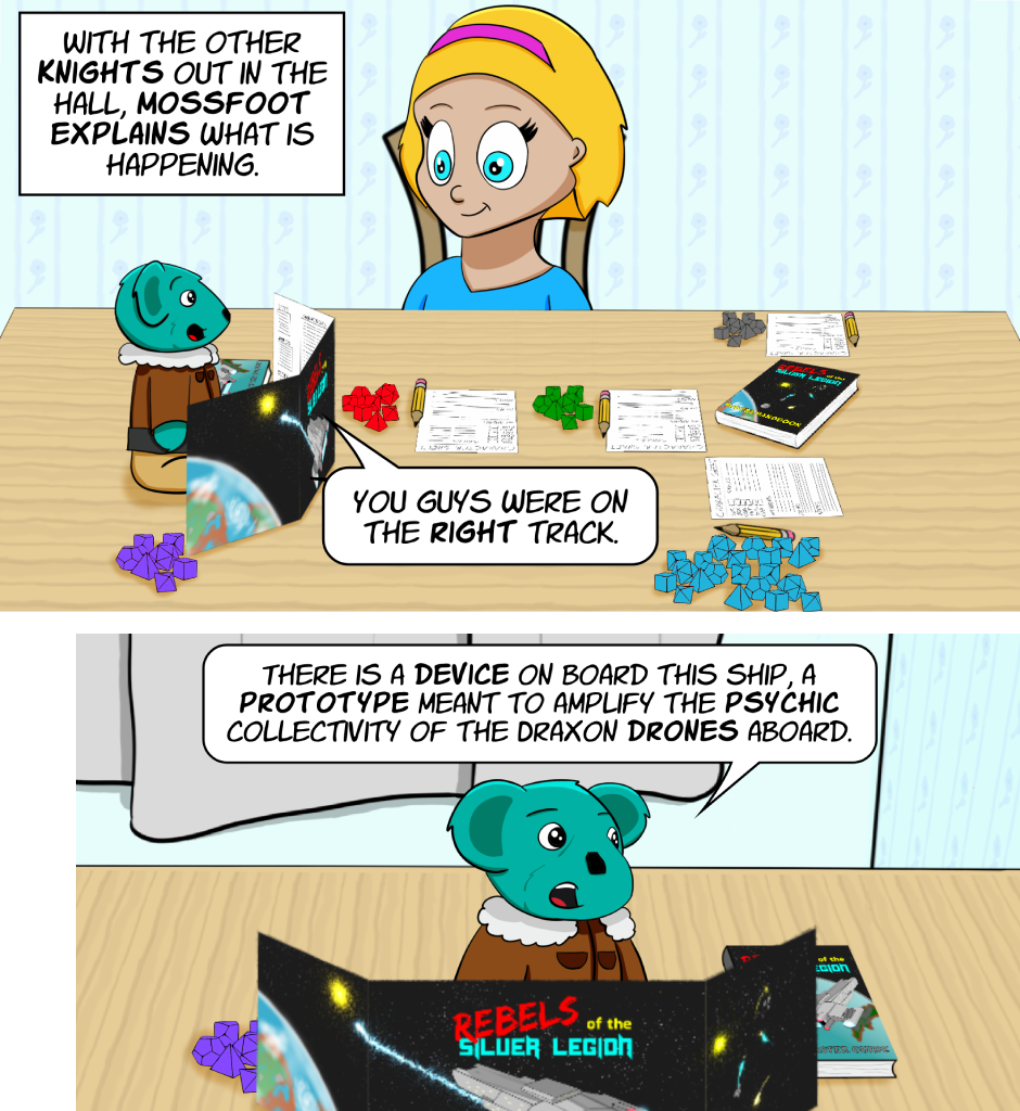 Fuzzy Knights - Episode 35, Page 1: Episode 34: Another Private Chat