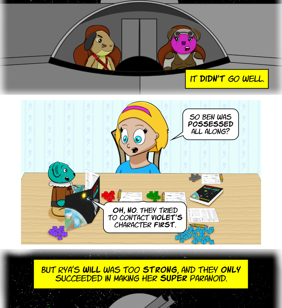 Fuzzy Knights - Episode 35, Page 1: Episode 34: Another Private Chat