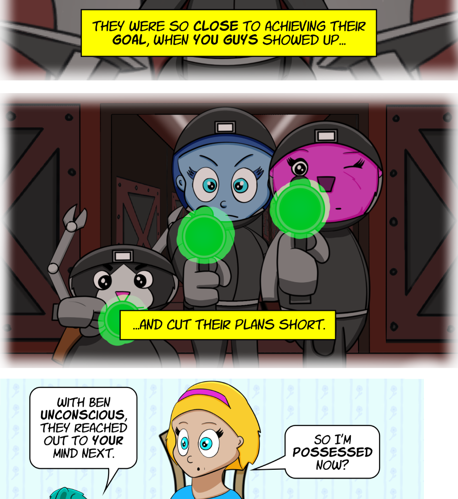 Fuzzy Knights - Episode 35, Page 1: Episode 34: Another Private Chat