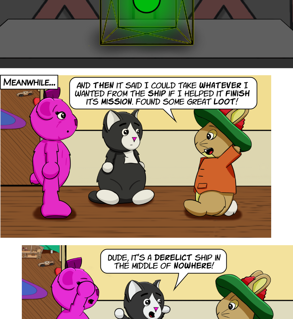 Fuzzy Knights - Episode 36, Page 1: Episode 35: An Offer You Could Refuse