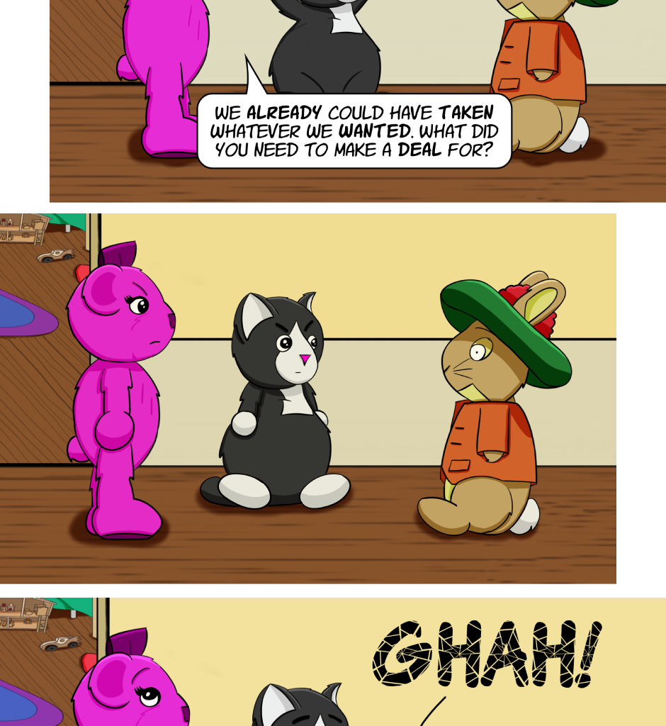 Fuzzy Knights - Episode 36, Page 1: Episode 35: An Offer You Could Refuse