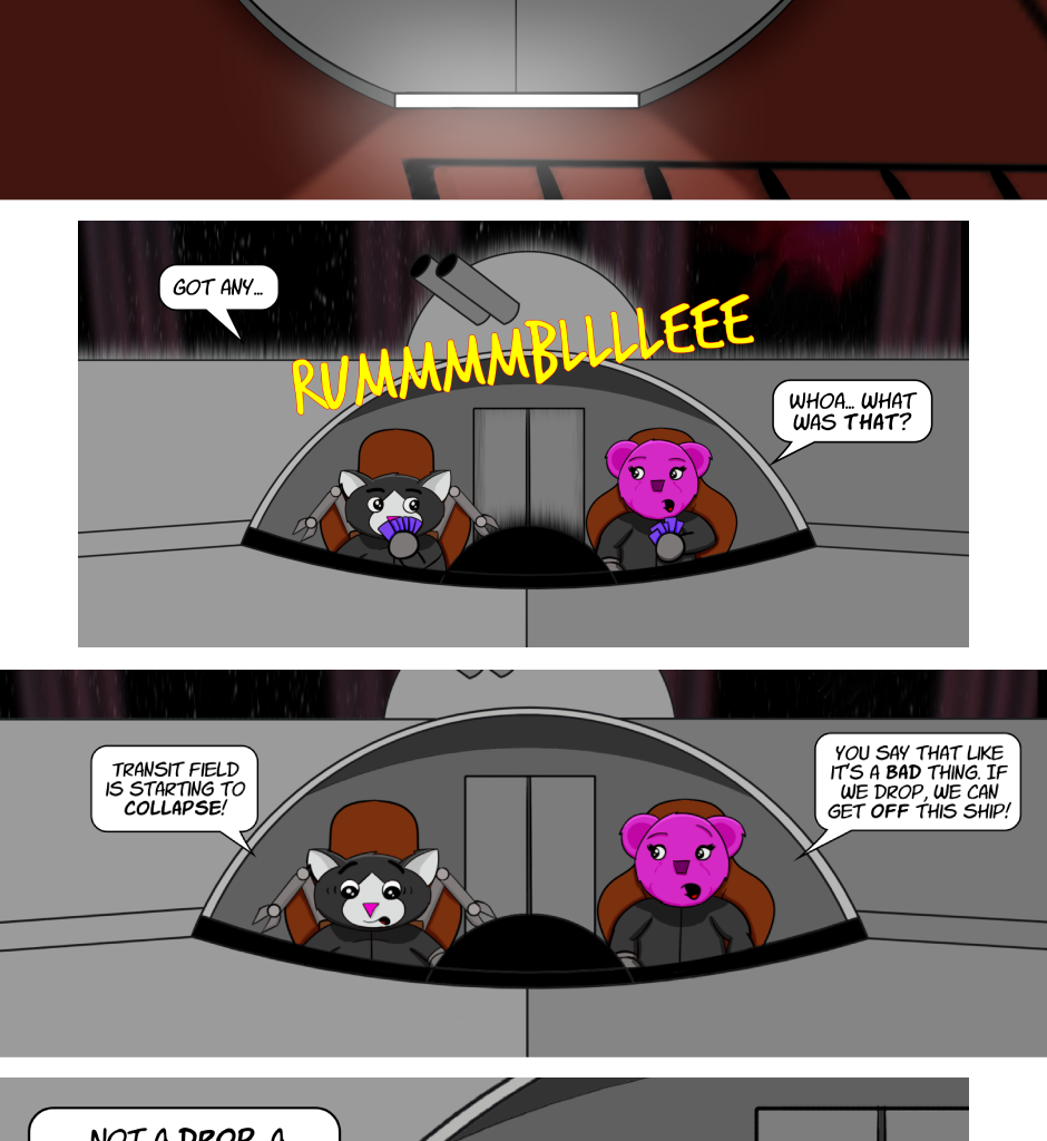Fuzzy Knights - Episode 38, Page 1: Episode 37: Getting From There To Here...