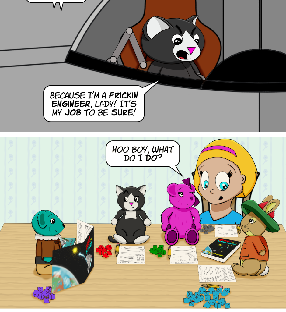 Fuzzy Knights - Episode 38, Page 1: Episode 37: Getting From There To Here...