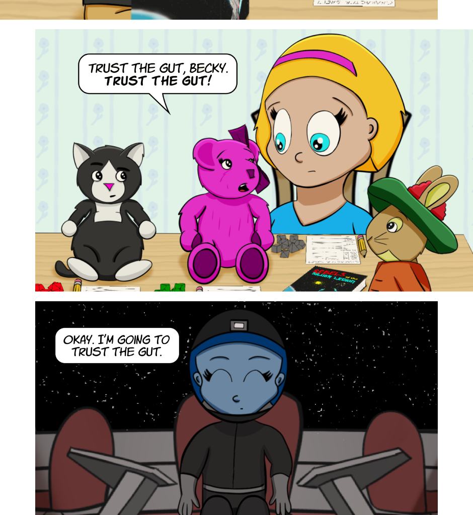 Fuzzy Knights - Episode 38, Page 1: Episode 37: Getting From There To Here...