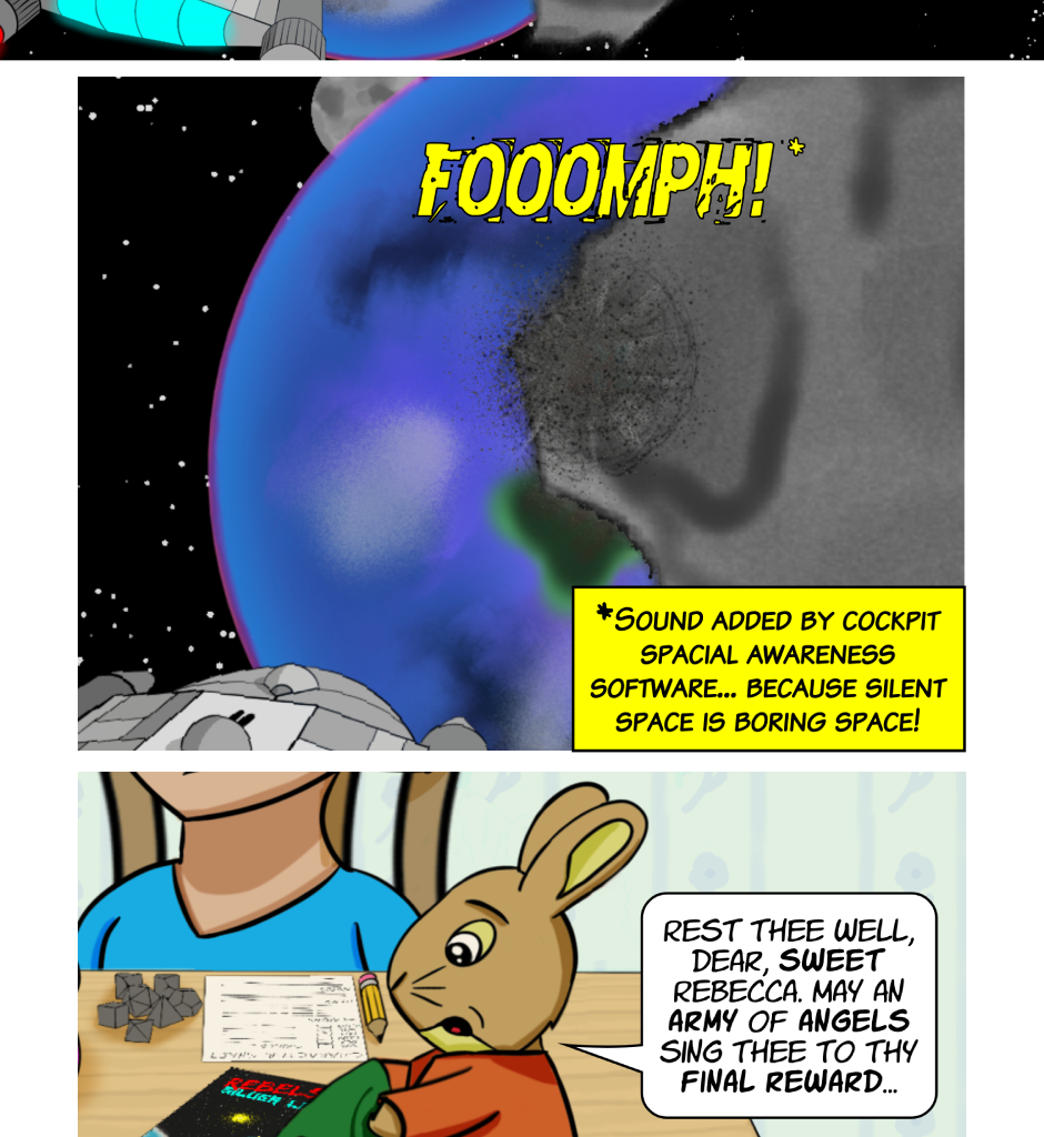 Fuzzy Knights - Episode 40, Page 1: Episode 39 - What Goes Around...