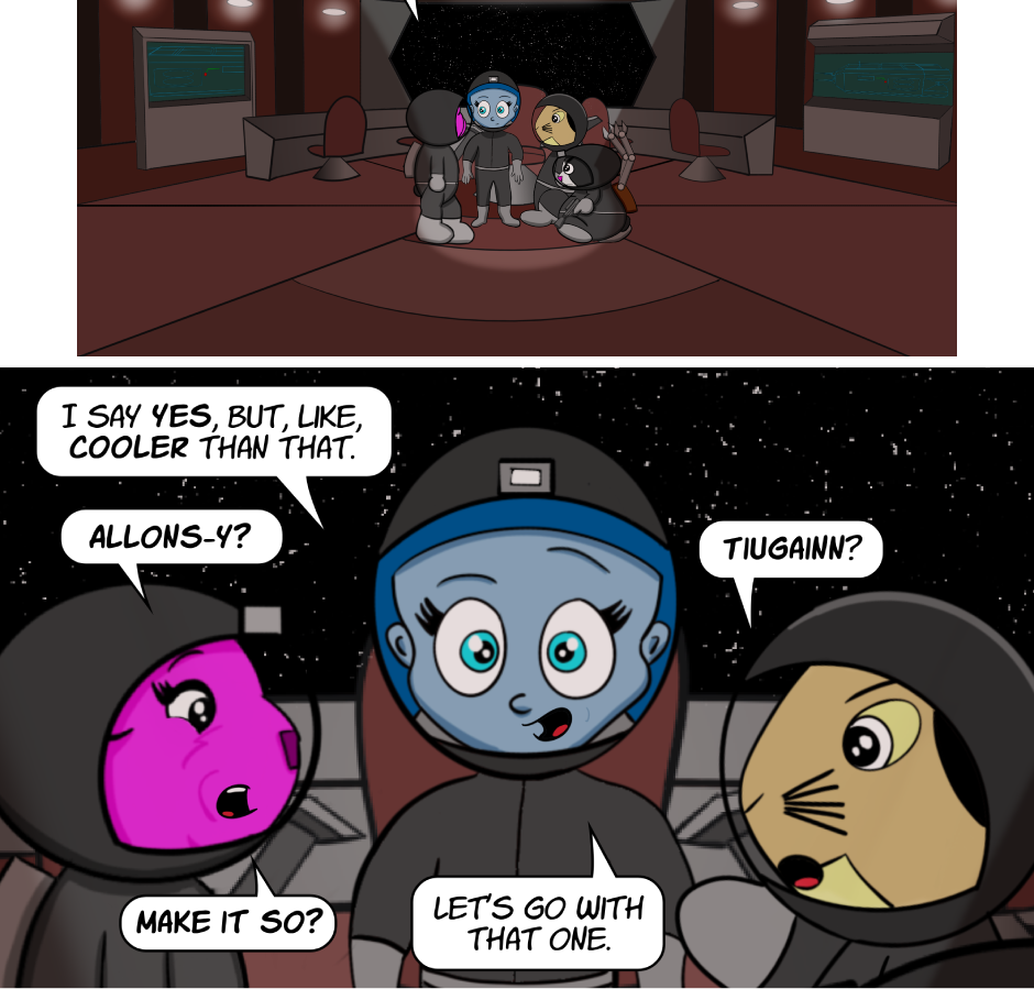 Fuzzy Knights - Episode 41, Page 1: Episode 40 - ...Comes Around
