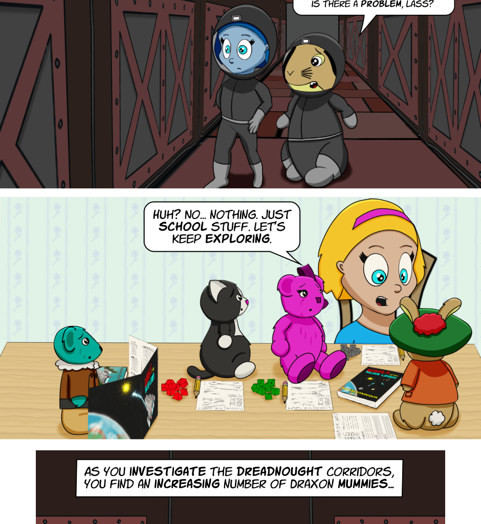 Fuzzy Knights - Episode 42, Page 1: Episode 41 - Housekeeping