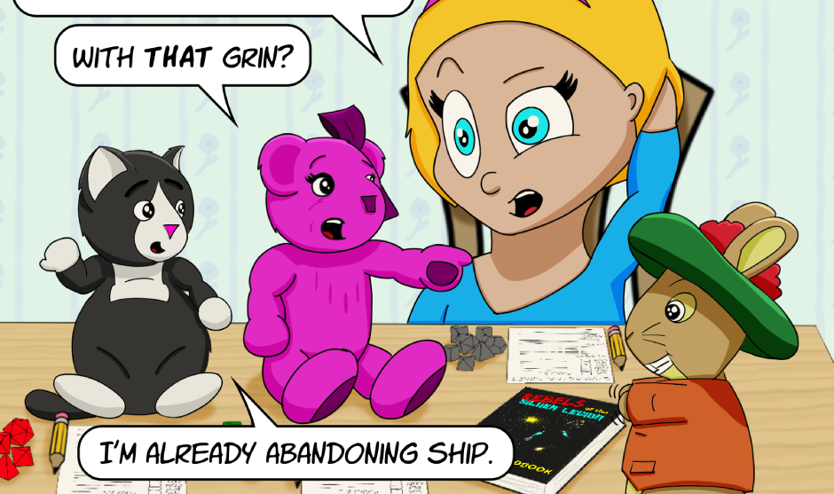 Fuzzy Knights - Episode 42, Page 1: Episode 41 - Housekeeping