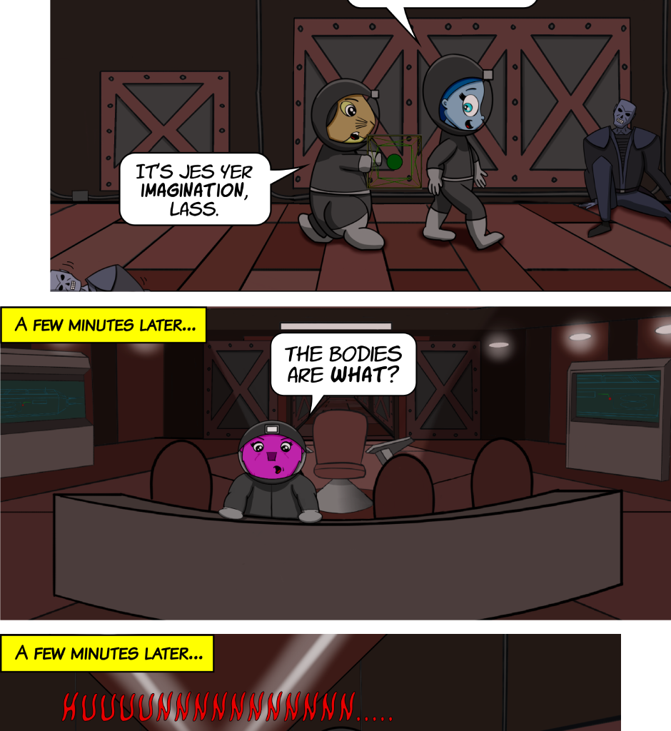 Fuzzy Knights - Episode 43, Page 1: Episode 42 - A Few Minutes Later... 