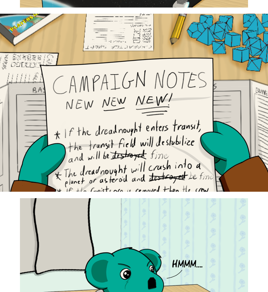 Fuzzy Knights - Episode 43, Page 1: Episode 42 - A Few Minutes Later... 