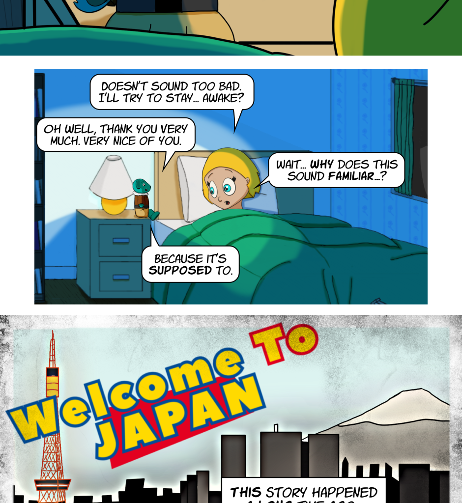 Fuzzy Knights - Episode 45, Page 1: Episode 44 - The Goldman Solution