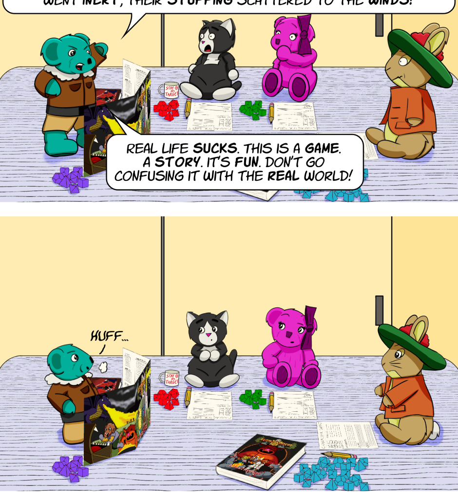 Fuzzy Knights - Episode 47, Page 1: Episode 45 - Signs and Portents