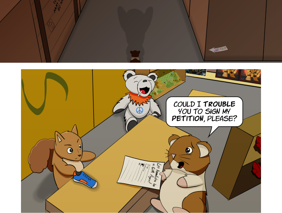 Fuzzy Knights - Episode 47, Page 1: Episode 45 - Signs and Portents