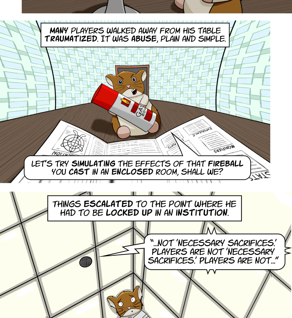 Fuzzy Knights - Episode 48, Page 1: Episode 46 - The Insane GM