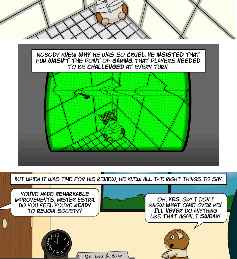 Fuzzy Knights - Episode 48, Page 1: Episode 46 - The Insane GM