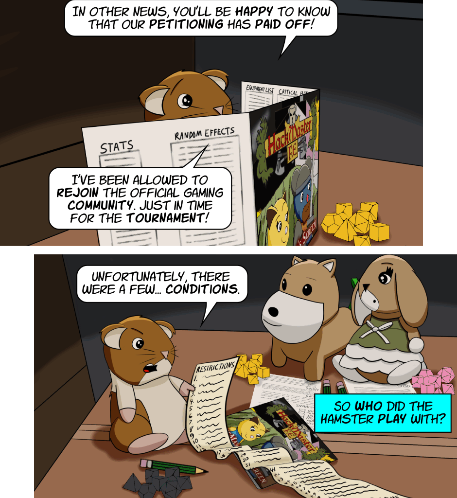 Fuzzy Knights - Episode 48, Page 1: Episode 46 - The Insane GM
