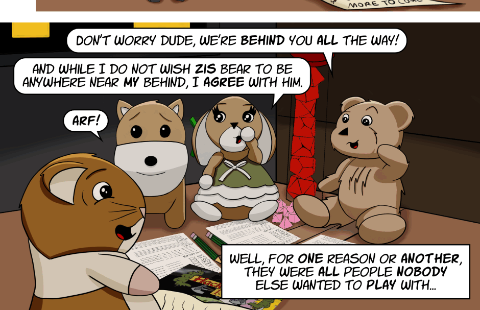 Fuzzy Knights - Episode 48, Page 1: Episode 46 - The Insane GM