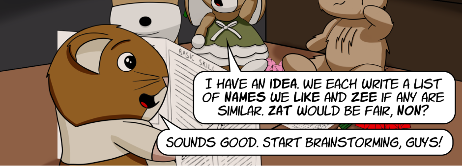 Fuzzy Knights - Episode 49, Page 1: Episode 47 - What's in a Name? Part I