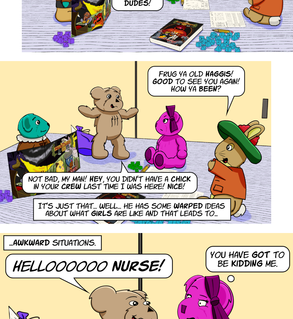 Fuzzy Knights - Episode 50, Page 1: Episode 48 - What's in a Name? Part II