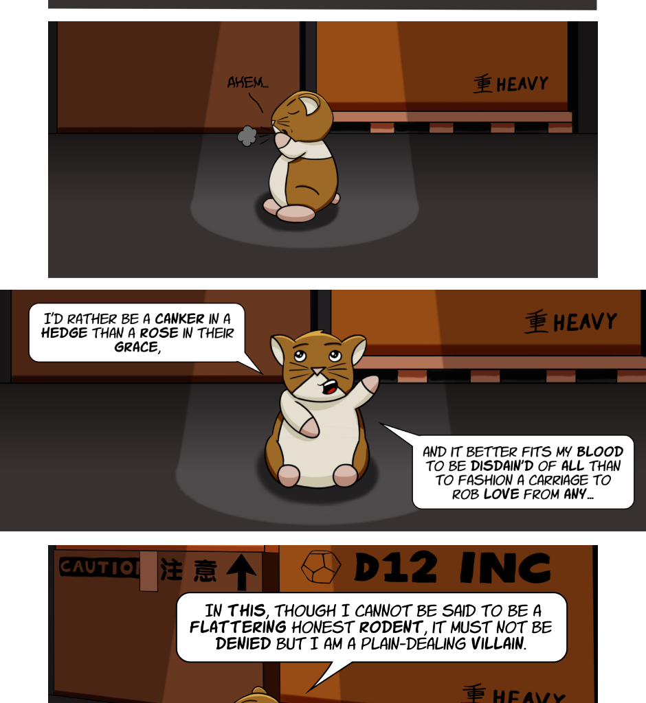 Fuzzy Knights - Episode 52, Page 1: Episode 50 - Soliloquy