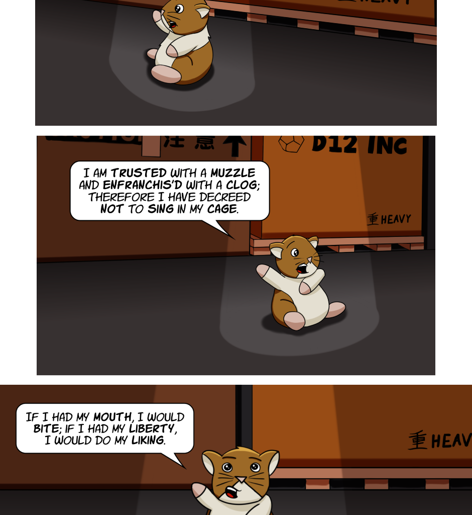 Fuzzy Knights - Episode 52, Page 1: Episode 50 - Soliloquy