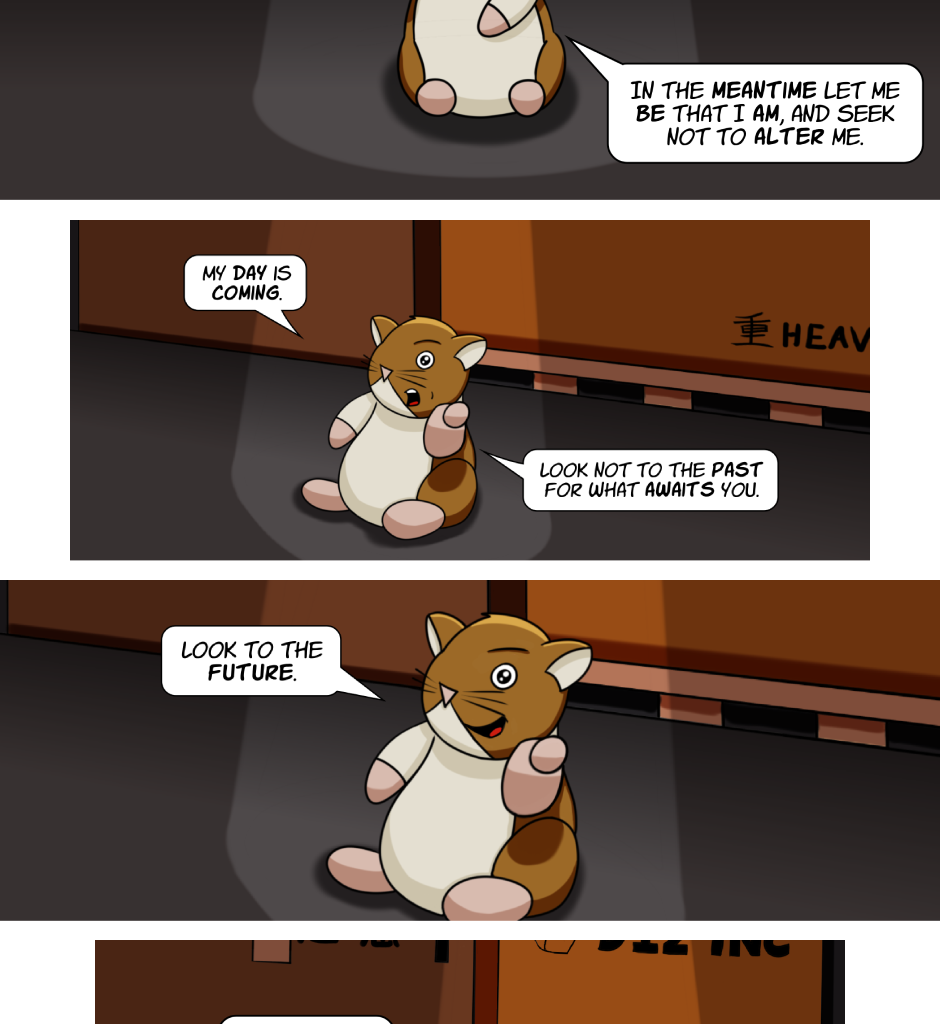 Fuzzy Knights - Episode 52, Page 1: Episode 50 - Soliloquy