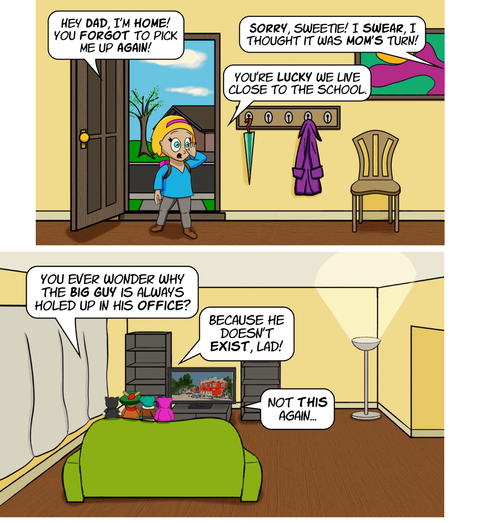 Fuzzy Knights - Episode 54, Page 1: Episode 52 - The Long Con: Part I