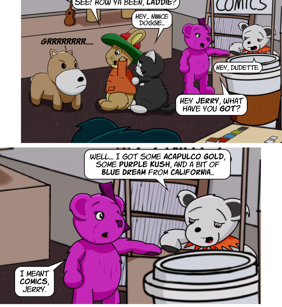 Fuzzy Knights - Episode 55, Page 1: Episode 53 - The Long Con: Part II