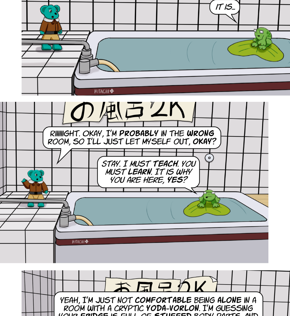 Fuzzy Knights - Episode 55, Page 1: Episode 53 - The Long Con: Part II