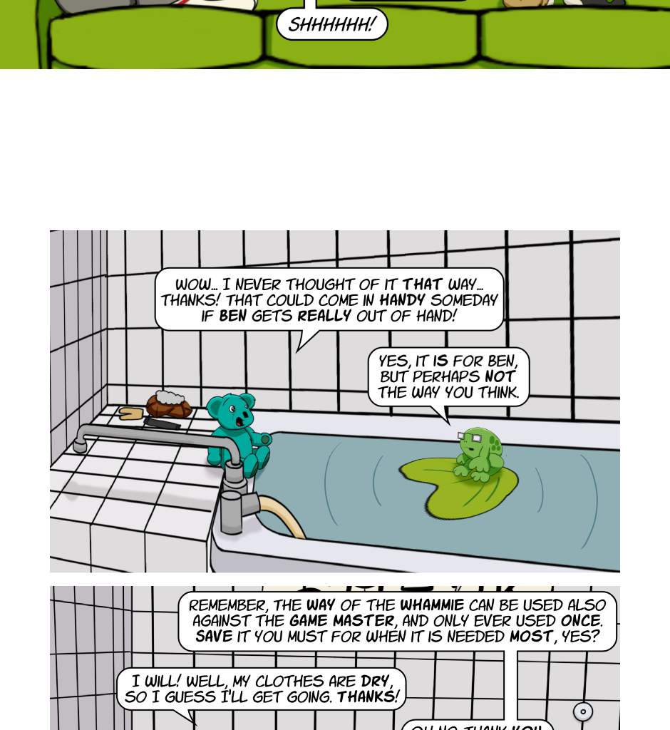 Fuzzy Knights - Episode 56, Page 1: Episode 54 - The Long Con: Part III