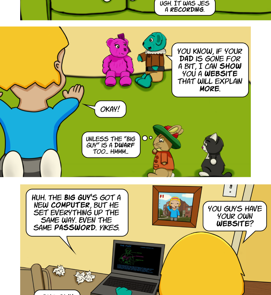 Fuzzy Knights - Episode 57, Page 1: Episode 55 - The Fuzz Part I: A Fuzzy History