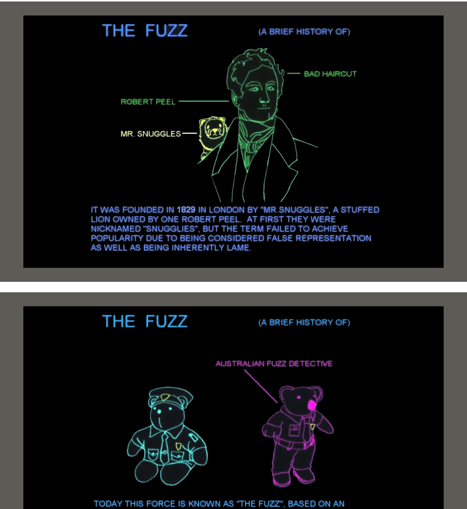 Fuzzy Knights - Episode 57, Page 1: Episode 55 - The Fuzz Part I: A Fuzzy History