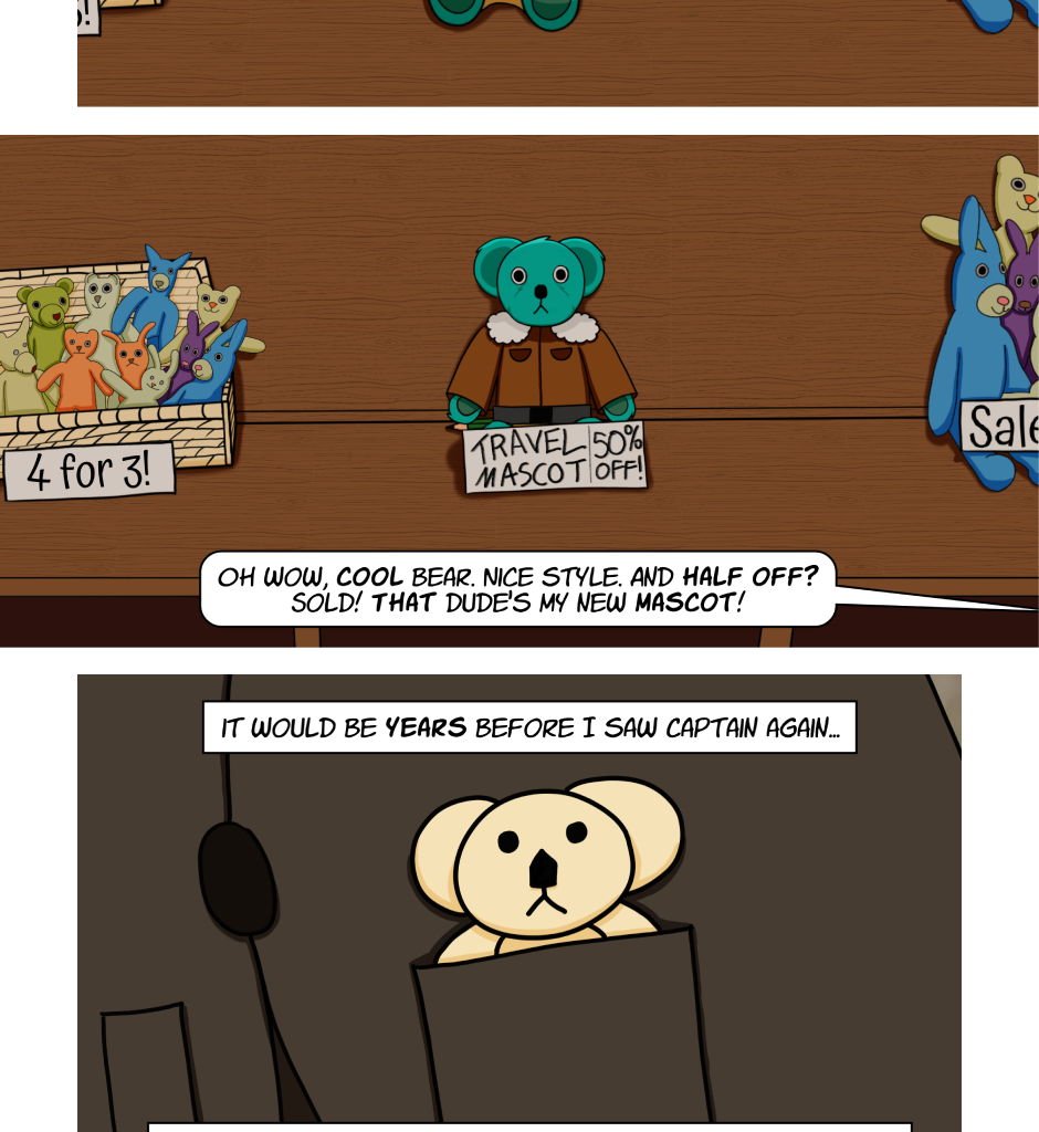 Fuzzy Knights - Episode 58, Page 1: Episode 56 -The Fuzz Part II: Captain Captain