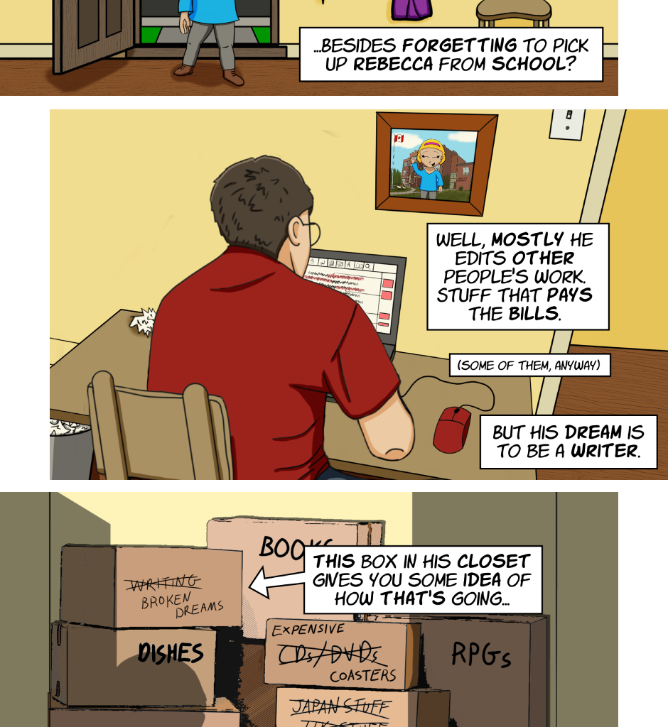 Fuzzy Knights - Episode 60, Page 1: And Now For A Word...