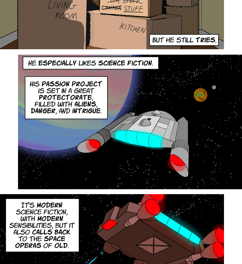 Fuzzy Knights - Episode 60, Page 1: And Now For A Word...