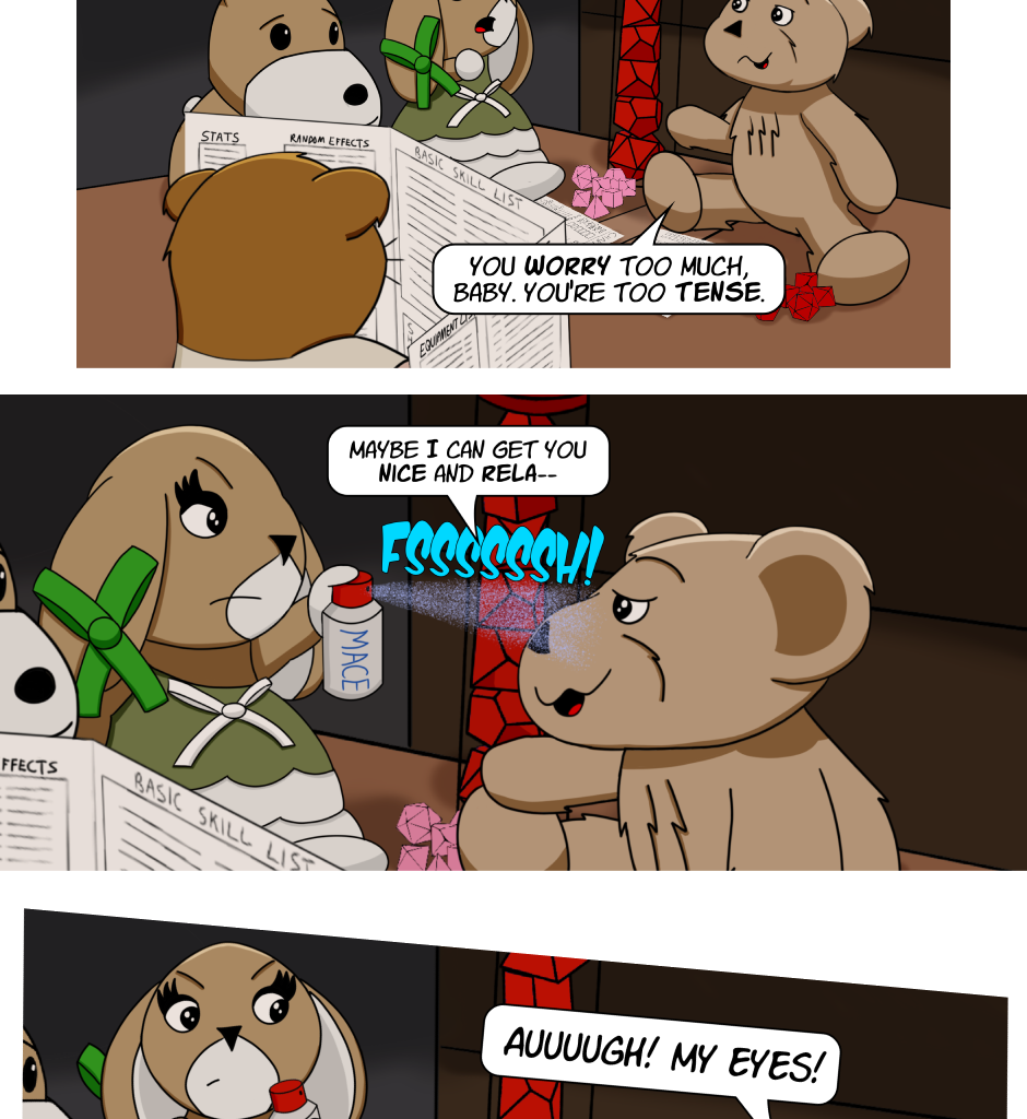 Fuzzy Knights - Episode 61, Page 1: Episode 58 - Final Prep