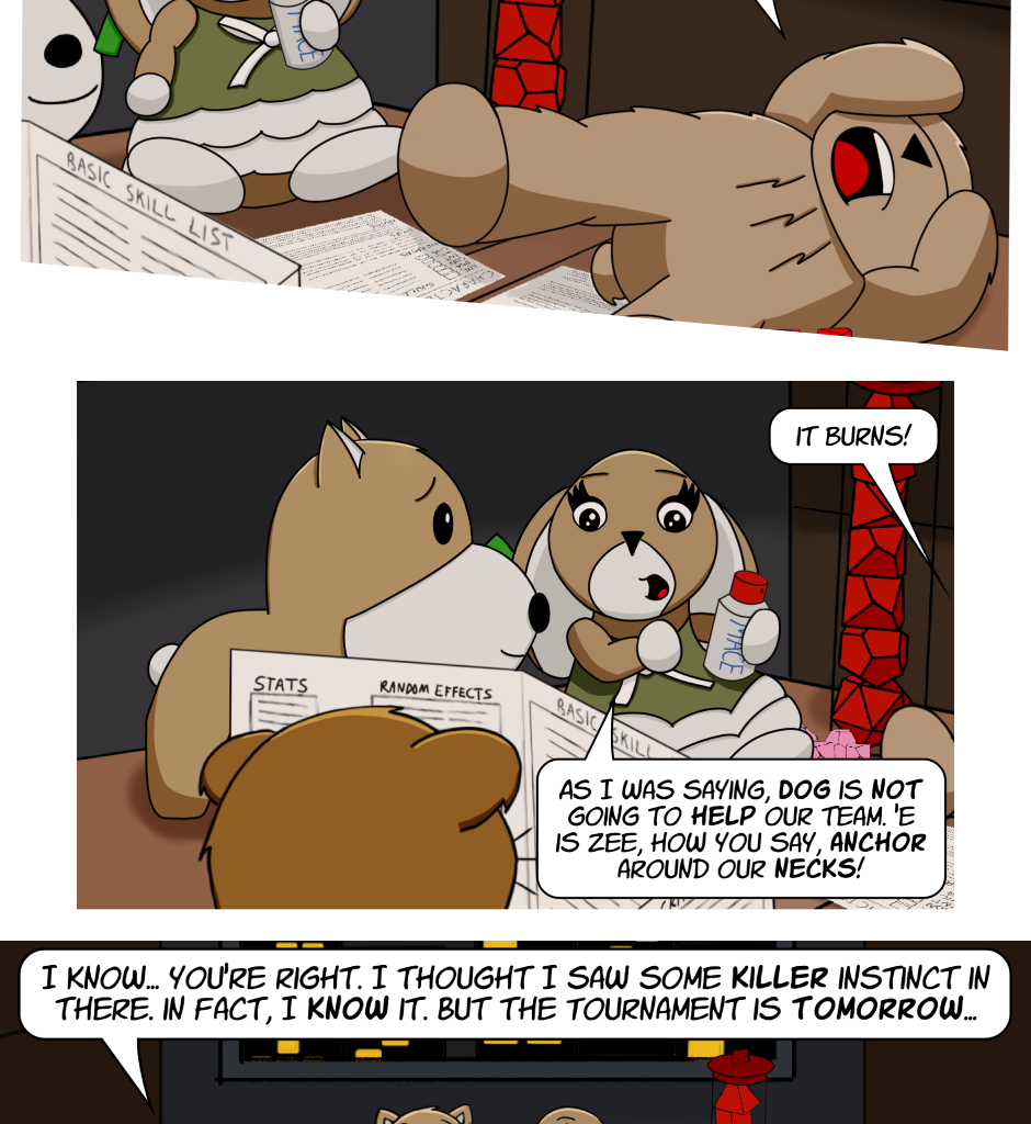 Fuzzy Knights - Episode 61, Page 1: Episode 58 - Final Prep