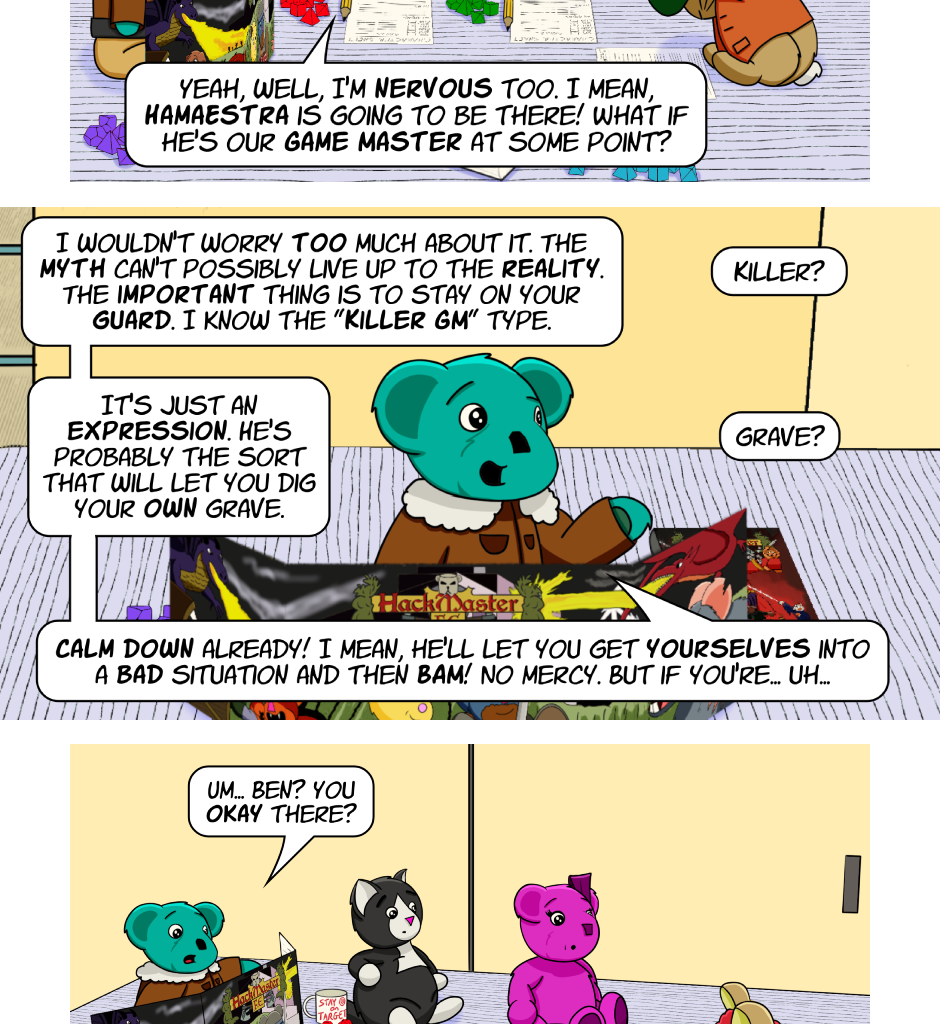 Fuzzy Knights - Episode 62, Page 1: Episode 59 - Ben in Doubt