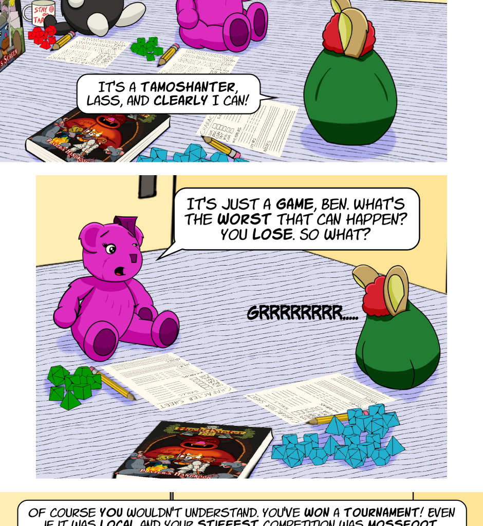 Fuzzy Knights - Episode 62, Page 1: Episode 59 - Ben in Doubt