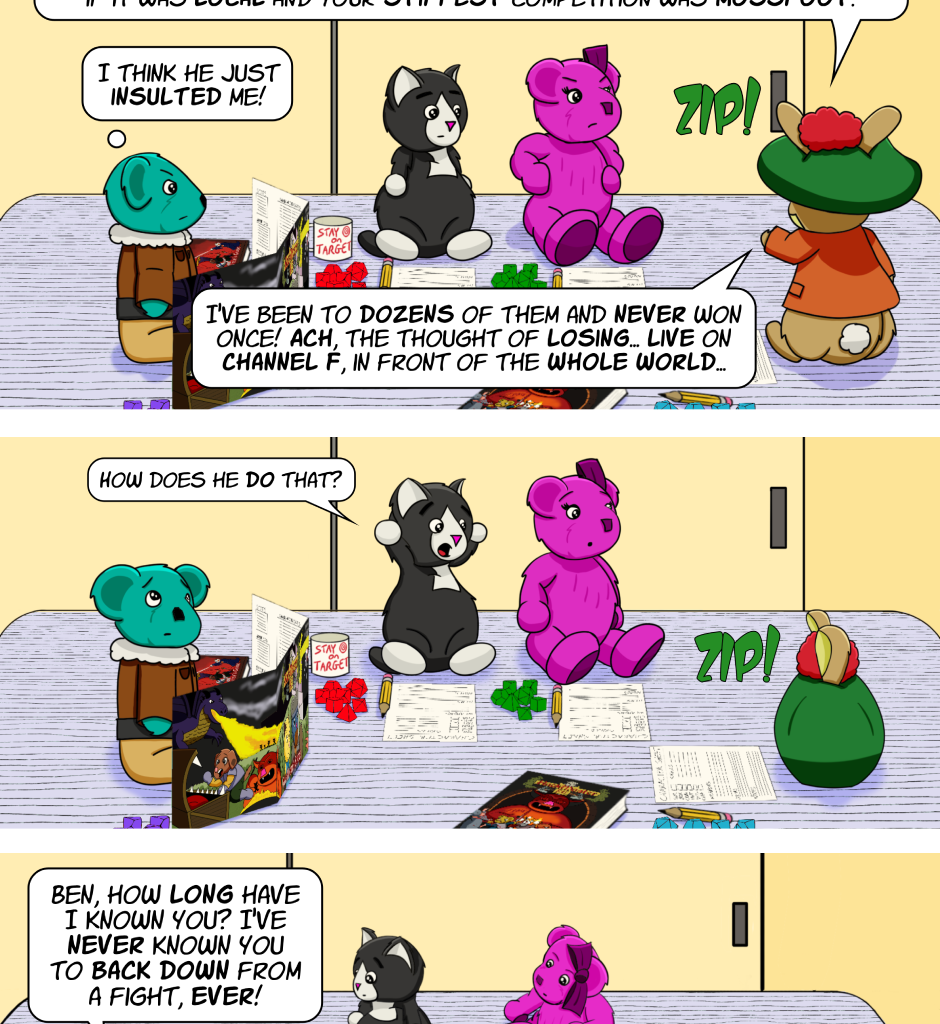 Fuzzy Knights - Episode 62, Page 1: Episode 59 - Ben in Doubt