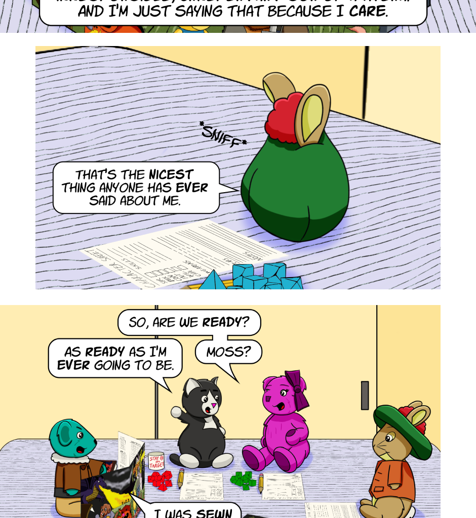 Fuzzy Knights - Episode 62, Page 1: Episode 59 - Ben in Doubt